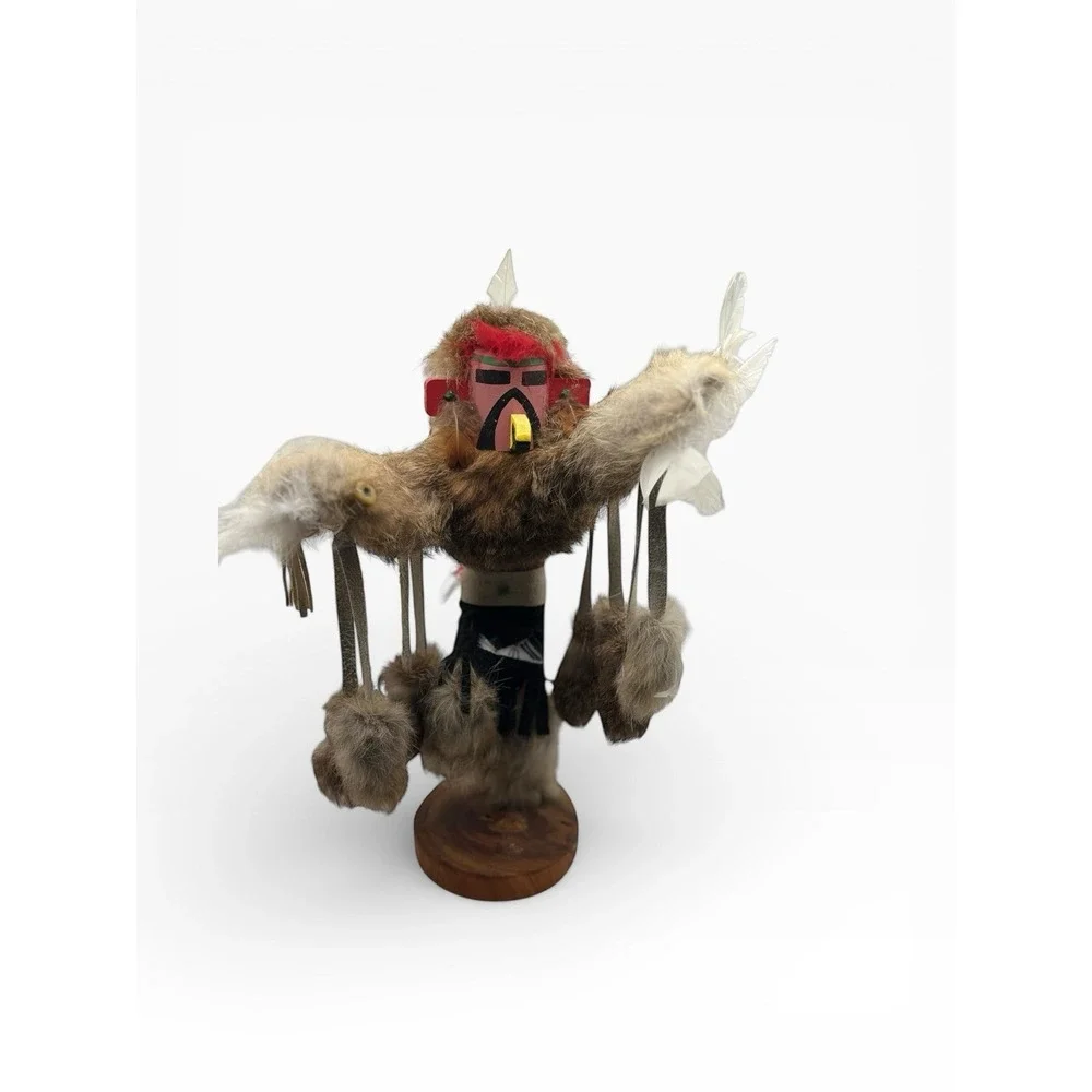 Native American–inspired Red-tailed Hawk Kachina‎ Doll